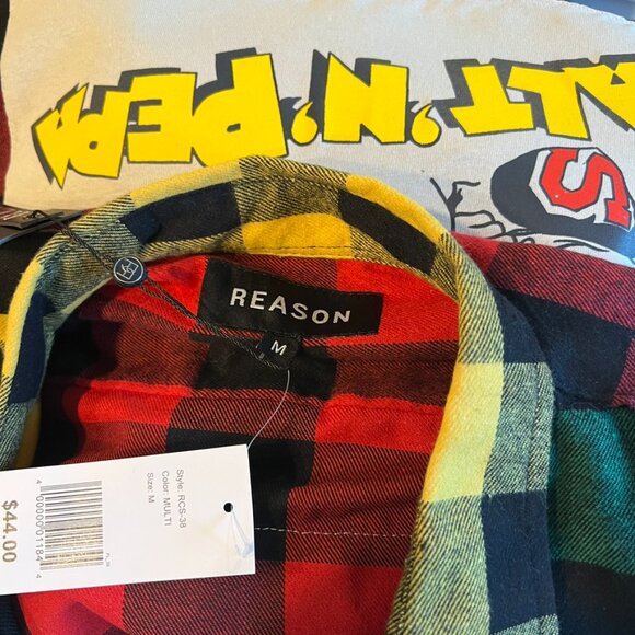 Salt-N-Pepa Upcycled Flannel | Oversized Women’s Streetwear | OOAK - Picture 5 of 5